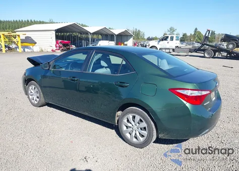 2015 Toyota Corolla Le из США, поврежденный, VIN 2T1BURHE4FC258957